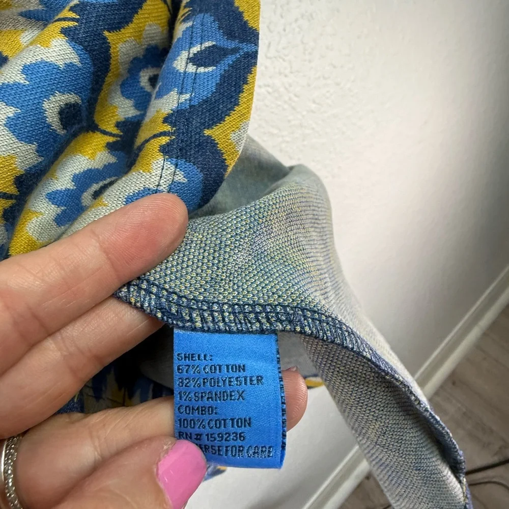 Perfect like new J.McLaughlin Bryony Dress In Mod Squad 3/4 Sleeve Blue - Picture 11 of 12